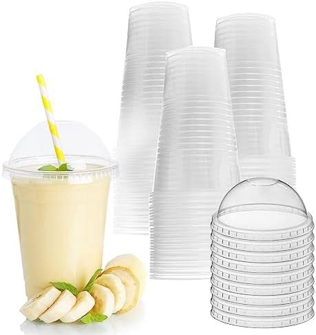 Plastic smoothie cups